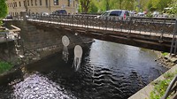 Uzipis met riviertje de Vilne