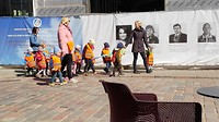 Kleuters op stap