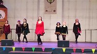 Iers dansen in Riga