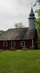 Turaida, nationaal park. Kerkje 18e eeuw
