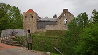 ruïne van het Zwaardbroeders kasteel in Sigulda
