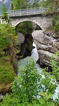 Gudbrandsjuvet: kloof met waterval