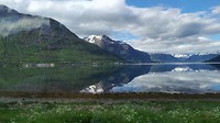 mooie weerspiegeling