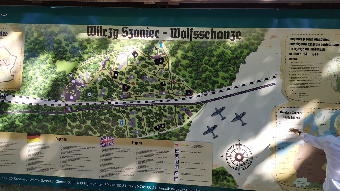 Plattegrond Wolfsschanze