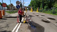 En op de fiets nog wel