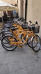De fietsen staan klaar