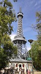 kopie van de Eiffeltoren op de Petrinheuvel