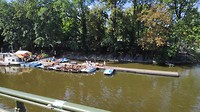laatste dag: waterfietsen in de Moldau