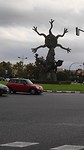 het plein voor het hotel