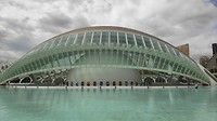 hemisferic, Imax theater. gebouw lijkt op een oog
