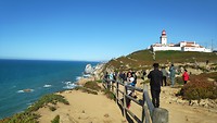 de vuurtoren op Cabao da Roca