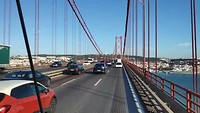 Ponte 25 de abril: we steken de Taag over