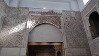 Synagoge. Hier werd de Thora bewaard
