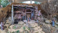 Levende kerststal in Marbella