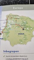 route Spanje en Portugal compleet