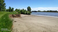 wandelen langs de Lek, het is prachtig weer