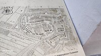 plattegrond van de oude stad