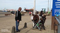 Wandelen langs de haven