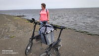 fietsen bij het Lauwersmeer