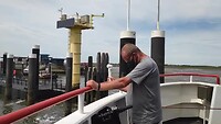 De ferry naar Schiermonnikoog