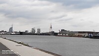 Bremerhaven, camperplaats aan de haven