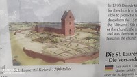 Vroeger st Laurentius kerk uit de 13e eeuw