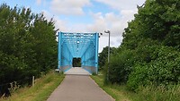 de oude spoorbrug