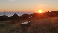 zonsondergang Waddenzee