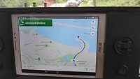 en nu de Elbe oversteken met de ferry