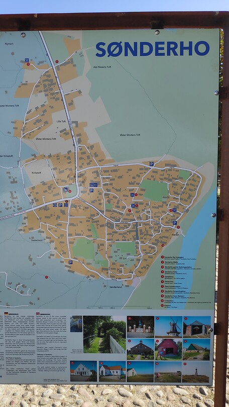 Sønderho, plattegrond