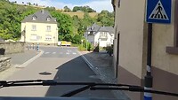 op weg naar Vianden, Luxemburg