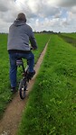smal, smaller, smalst maar het is de officiële knooppunten fietsroute