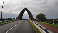 houten viaduct Krüsrak bij Sneek