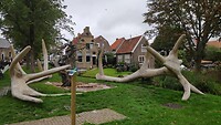 sommige bewoners waren niet blij met de plek voor de fontein