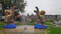 11 steden fontein: de woeste leeuwen