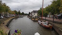 op deze gracht draait de schaatser om richting bartlehiem