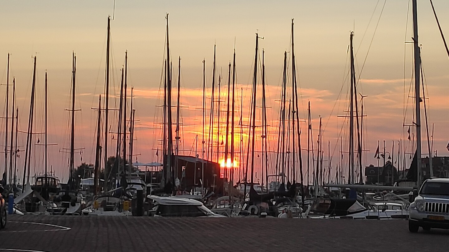 en nu is de zon echt bijna onder