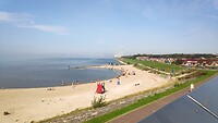 een van de strandjes van Urk