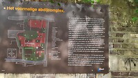 plattegrond van het abdijcomplex