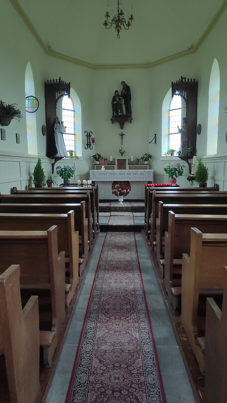 de deur stond open