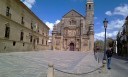 parador (links) en kerk Salvador (rechts) in Ubeda
