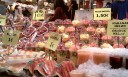 en verse vruchtensappen Boquería markt