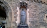 Edinburgh castle aan de andere kant van de Royal Mile