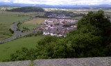 uitzicht op Stirling en omgeving vanaf het kasteel