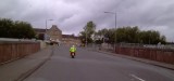 halve marathon in de stad