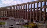 het aquaduct Segovia bij daglicht