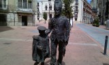 een van de vele beelden in Burgos