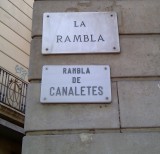 fontein staat op rambla Canaletas