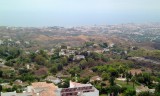 uitzicht op de kust vanaf Mijas