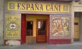 mooie gevel, vlakbij Plaza santa Ana